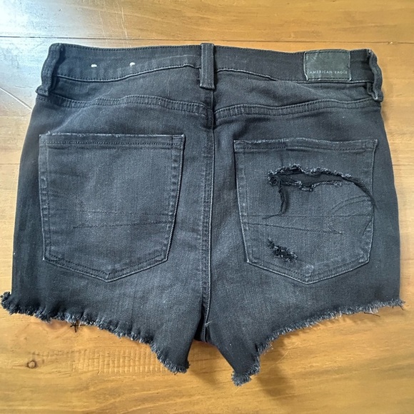 NWOT AE Next Level High-Waisted Denim Short - Picture 7 of 16